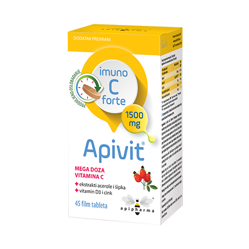 Apivit® Imuno C 1500mg forte film tablete