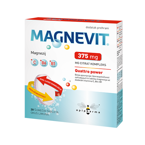 Magnevit® 375mg Šumeće tablete